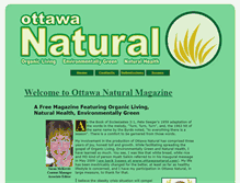 Tablet Screenshot of ottawanatural.com